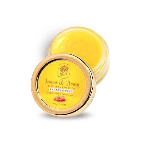 Kaaya Natural Lemon & Honey Lip Balm - 8 gms