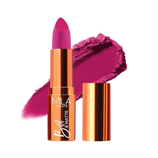 Mila Beaute Bold & Matte Long Lasting Lipstick Pink Malibu - 4.2 gms