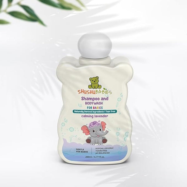 ShuShu Babies Calming Lavender Shampoo & Body Wash - 200ml