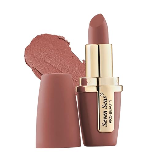 Seven Seas Lip Comfort Velvet Finish Matte Lipstick Sepa Skin I - 4.2 gms