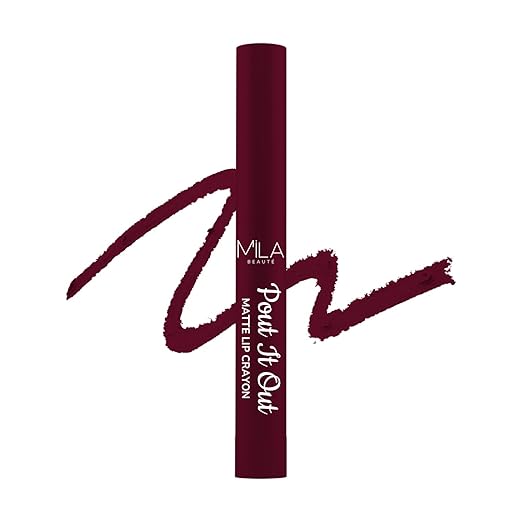 Mila Beaute Pout It Out Matte Lip Crayon Tiana - 1.25 gms