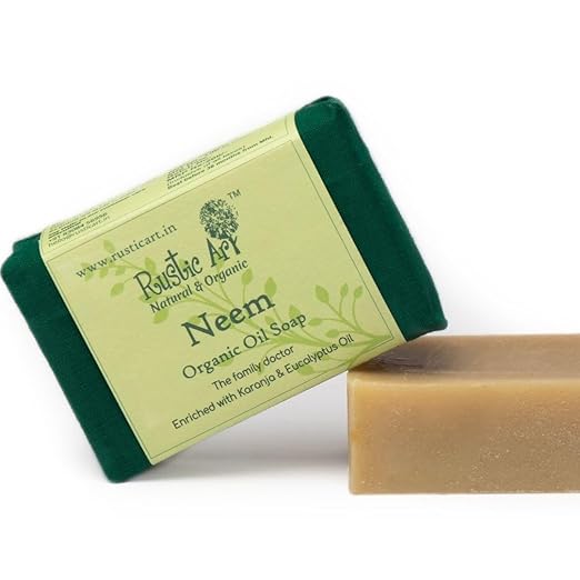 Rustic Art Organic Neem Soap - 100 gms