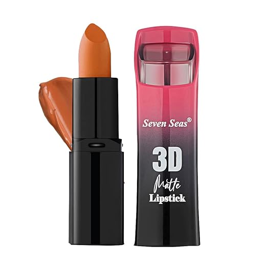 Seven Seas 3D Matte Lipstick Cardinal - 3.8 gms