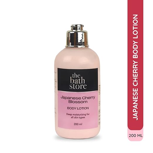 The Bath Store Japanese Cherry Blossom Body Lotion for Women & Men - 200 ml