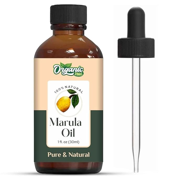Organic Zing Marula Oil for Skin, Face, Hair Care, Aromatherapy, Diffuser, Conditioner - 30 Ml