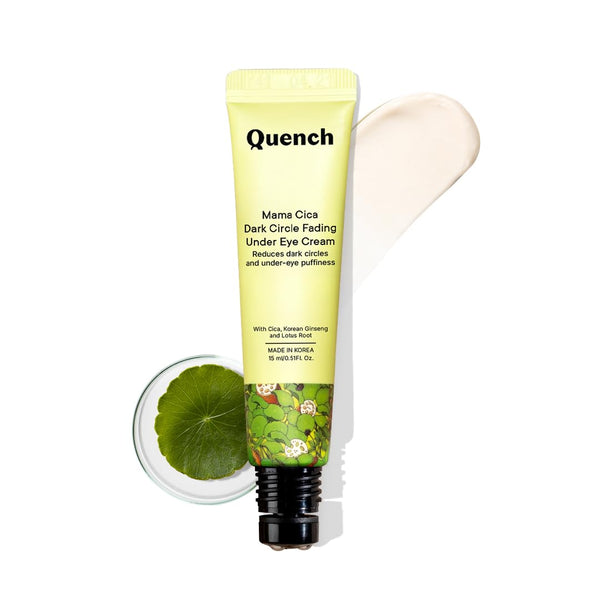 Quench Korean Dark Circle Under Eye Cream with Cooling Massage Roller - 15 ml