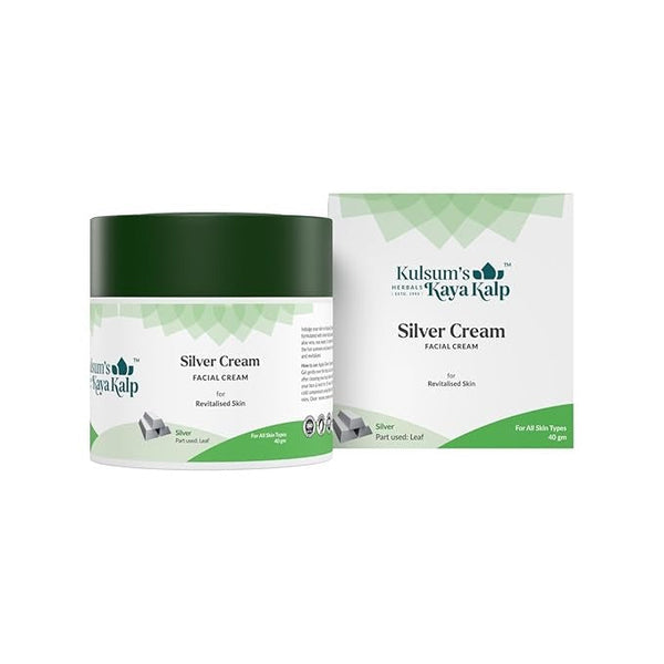 Kulsum's Kaya Kalp Herbals Silver Cream For Revitalised Skin - 40 gms
