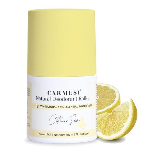 Carmesi Natural UnderArms Roll On Deodorant Citrus Sea - 50 ml