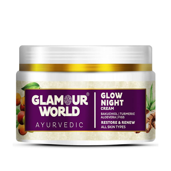 Glamour World Ayurvedic Glow Night Cream - 246 gms