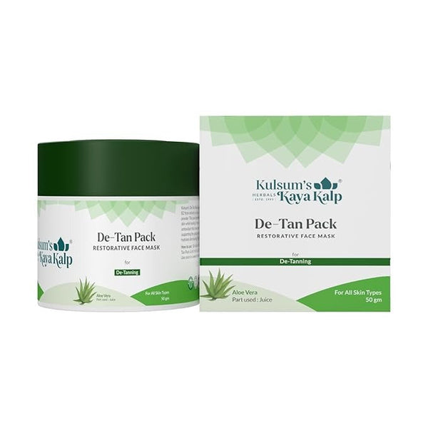 Kulsum's Kaya Kalp Herbals De-Tan Pack For De -Tanning - 50 gms