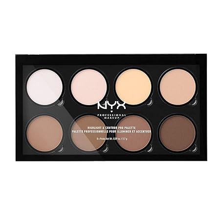 NYX Professional Makeup Highlight & Contour Pro Palette Matte Finish - 21.6 gms