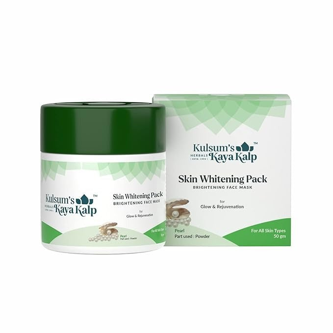 Kulsum's Kaya Kalp Herbals Skin Whitening Pack For Glow & Rejuvenation - 50 gms