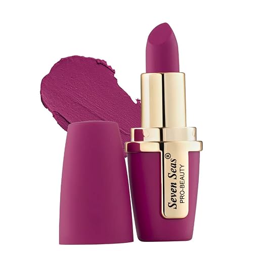 Seven Seas Lip Comfort Velvet Finish Matte Lipstick Castro I - 4.2 gms