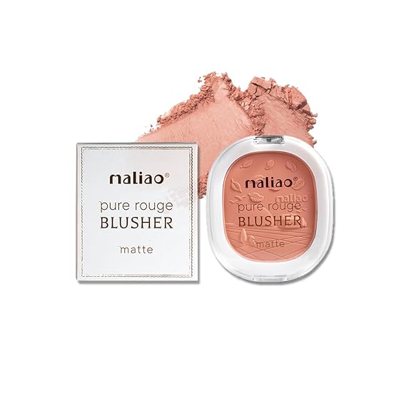 Maliao Pure Rouge Blusher Matte (01 Sweet Orange Girl) - 12 gms