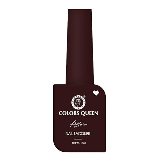 Colors Queen Affair Nail Polish 54 Burnt Maroon - 13 ml