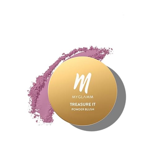 MyGlamm Treasure IT Powder Matte Blush Lust (Purple Shade) - 4 gms