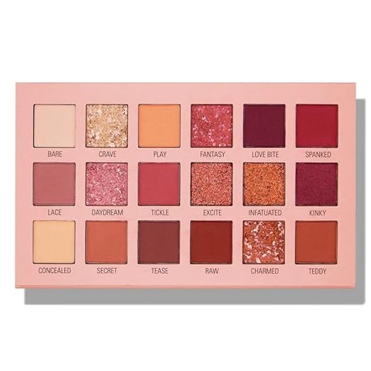 Fashion Colour Naughty Nude 18 Eyeshadow Palette - 18gms
