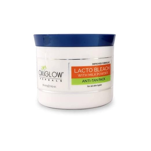 Oxyglow Herbals Golden Glow Lacto Bleach With Milk White - 200 gms