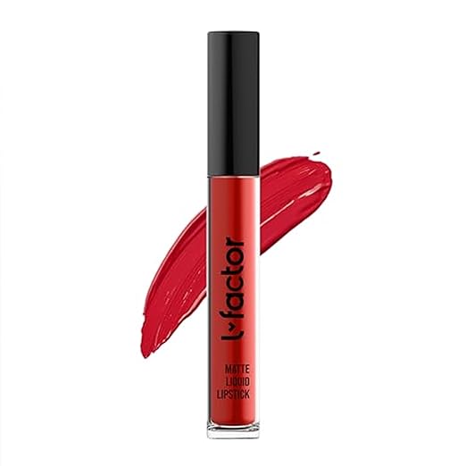 L Factor New York Matte Trap Liquid Lipstick Cherry Red - 5 ml