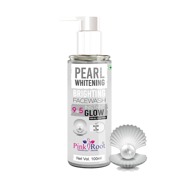 Pink Root Pearl Whitening Face Wash - 100 ml