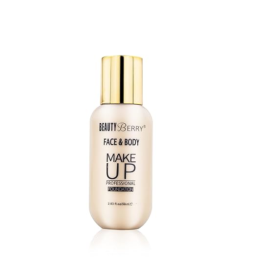 Beauty Berry Face & Body Make Up Professional Foundation Ivory - 50 ml