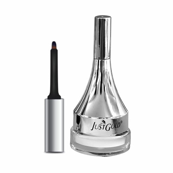 JustGold Gel Eyeliner Smudge Proof & Water Proof White - 4 ml
