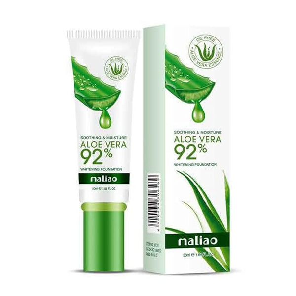 Maliao Aloe Vera 92% Soothing & Moisture Whitening Foundation - 50 ml
