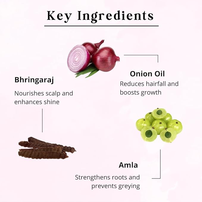 Teal & Terra Onion Oil & Rose Shampoo With Sandalwood – 200 Ml