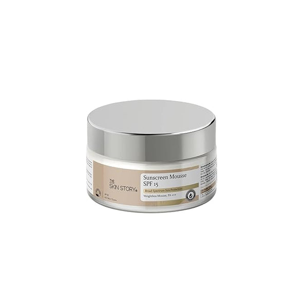 The Skin Story Sunscreen Mousse Cream Broad Spectrum with SPF 15 - 40 gms