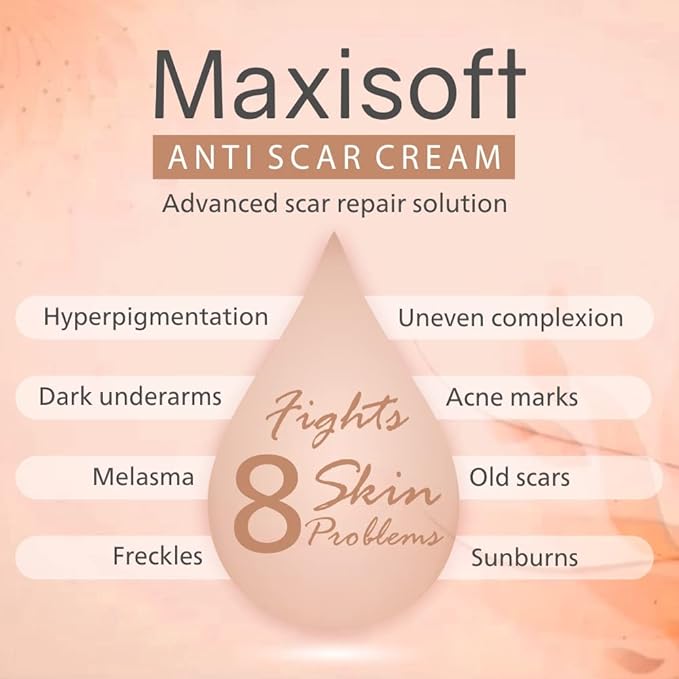 Maxisoft Anti Scar Cream | pH Balanced - 25 Gms