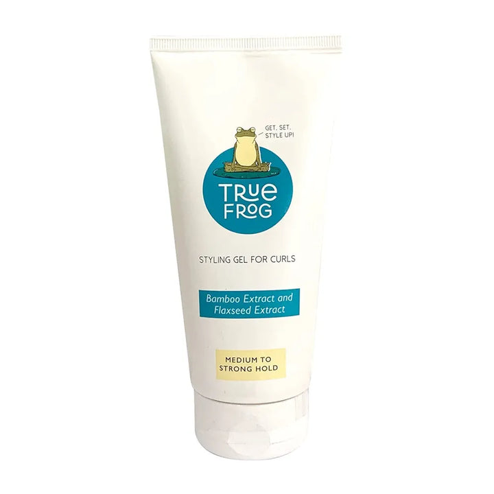 TRue FRoG Styling Gel for Curls for Curly Wavy Hair with Bamboo Extract and Jojoba Ester, Frizz Control, Silicone free, Phthalate free & Paraben free - 150ml