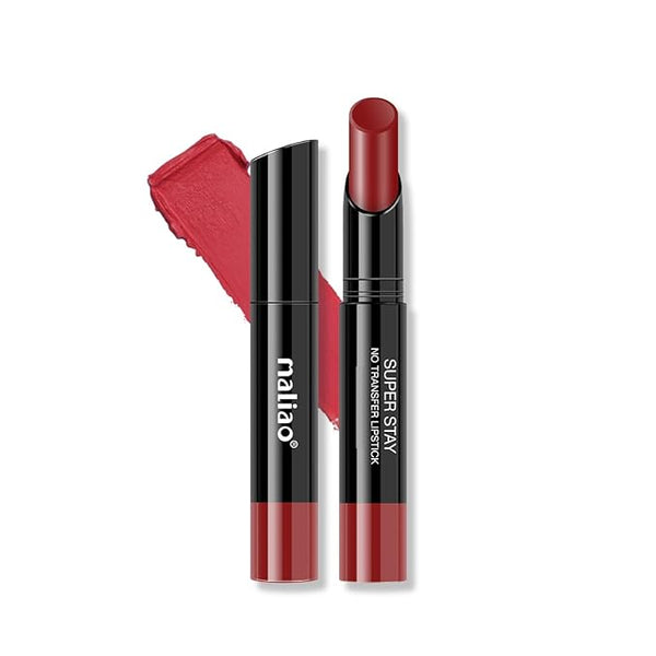 Maliao Super Stay No Transfer Lipstick (17 Pure Red) - 3.8 gms