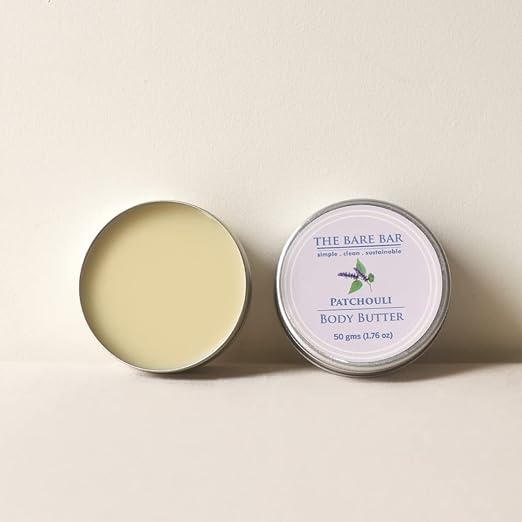 The Bare Bar Patchouli Body Butter for Dry Skin - 50 gms