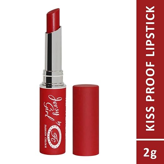 Fashion Colour Jersey Girl By Girl Kiss Proof Lipstick Spicy Ruby - 2 gms