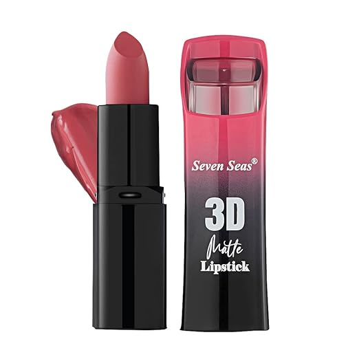 Seven Seas 3D Matte Lipstick Sepa Skin - 3.8 gms