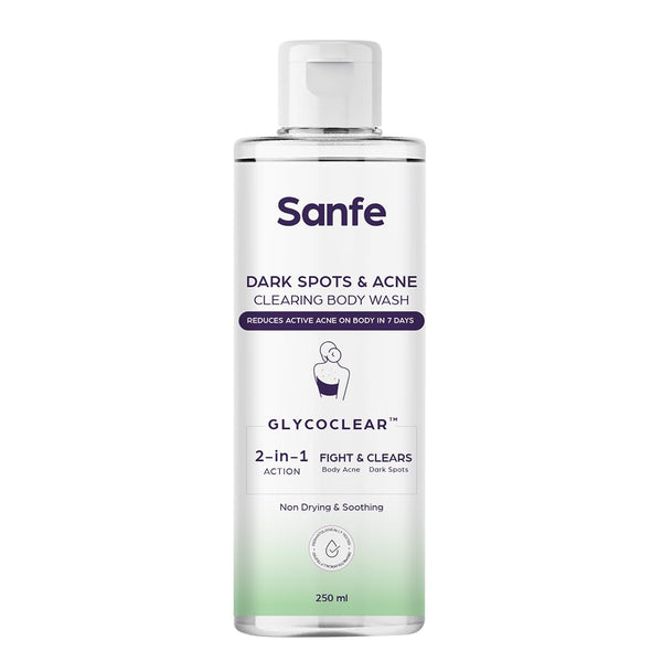 Sanfe Dark Spots & Acne Clearing Body Wash - 250 ml