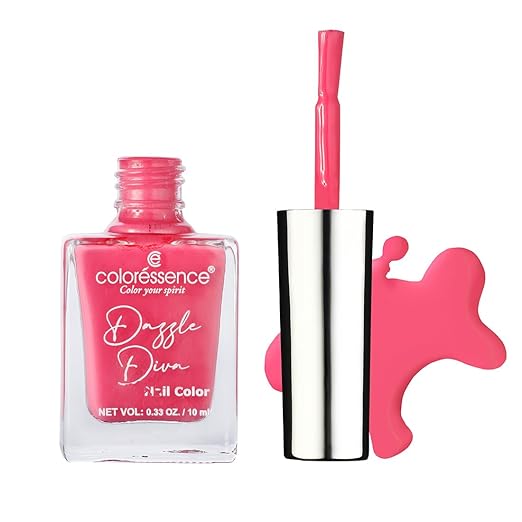 Coloressence Dazzle Diva Matte Finish Nail Paints Pink Garnet - 10 ml