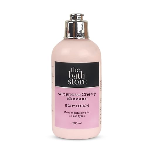 The Bath Store Japanese Cherry Blossom Body Lotion for Women & Men - 200 ml
