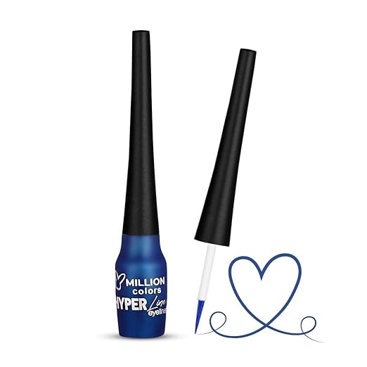 Million Colors Pink Colour Waterproof Liquid Eyeliner Sunrise Blue 11 - 5 ml