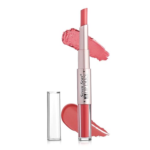 Seven Seas Lip Duo 2 In 1 Lipstick Medium Carmine - 3 ml