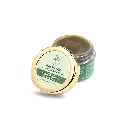 Kaaya Natural Green Tea Cooling Under Eye Gel - 15 gms