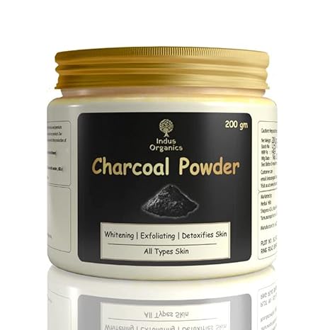 Indus Organics Natural Activated Charcoal Powder - 200 gms