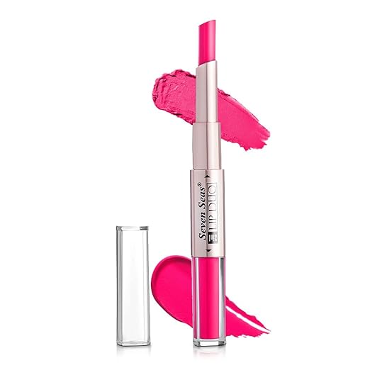 Seven Seas Lip Duo 2 In 1 Lipstick Rose - 3 ml