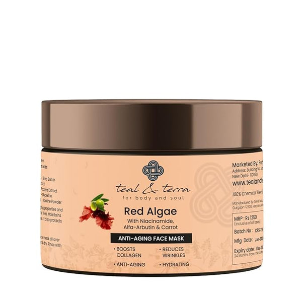 Teal & Terra Red Algae Anti-aging Face Mask - 100 Gms