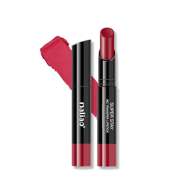 Maliao Super Stay No Transfer Lipstick (15 Brave Red) - 3.8 gms