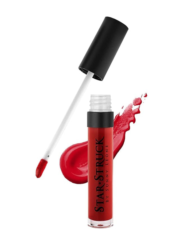 Starstruck By Sunny Leone Glossy Liquid Lip Color Cherry Bomb - 5.5 ml