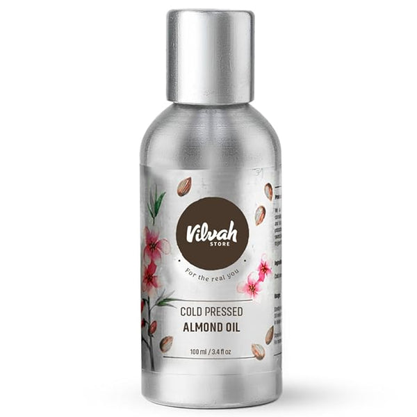 Vilvah Store Cold Pressed Almond Oil - 100 ml