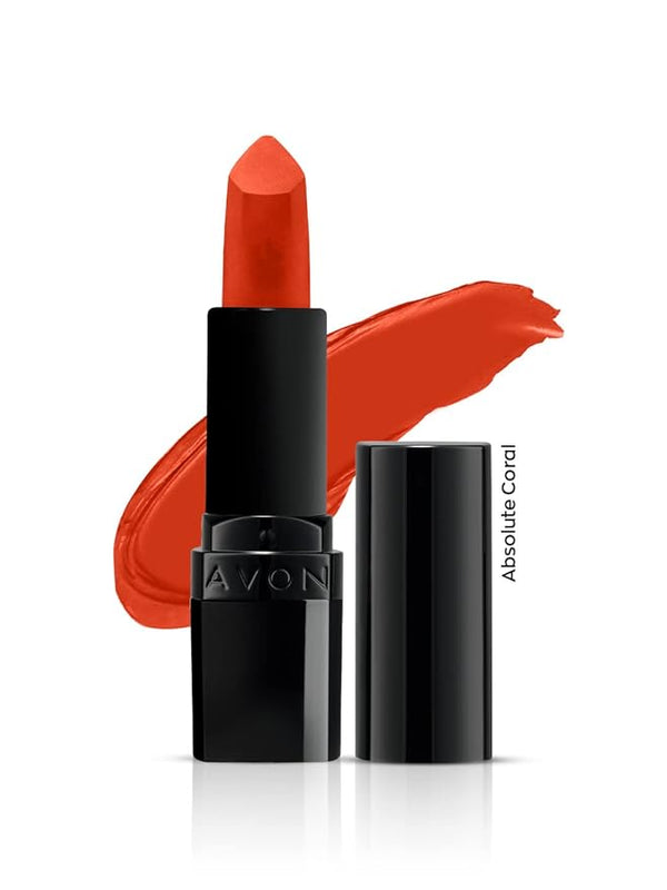 Avon Ultra Perfectly Matte Lipstick Absolute Coral - 4 gms