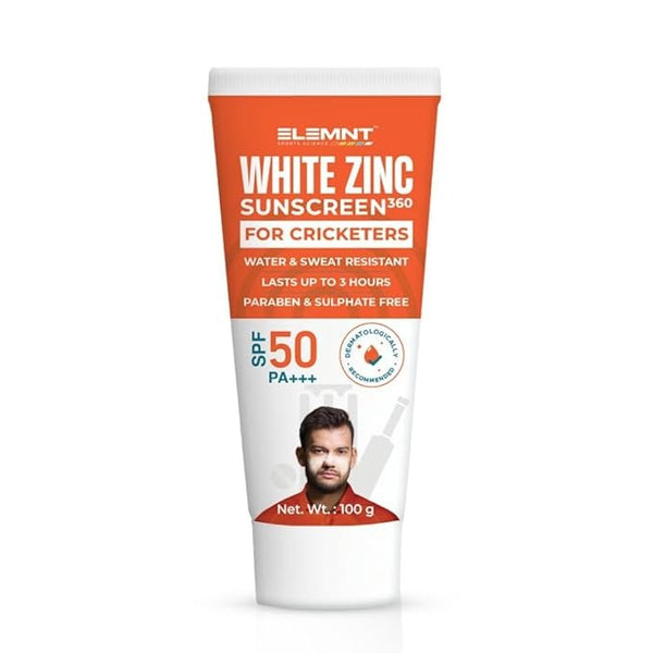 Elemnt White Zinc Sunscreen 360 Formulated For Heavy Sun Exposure SPF 50 - 100 gms