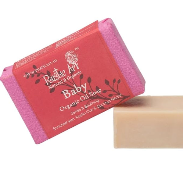 Rustic Art Baby Organic Soap - 100 gms